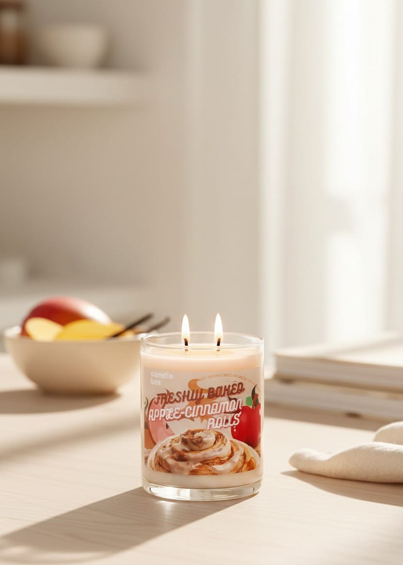 Freshly Baked Apple Cinnamon Roll