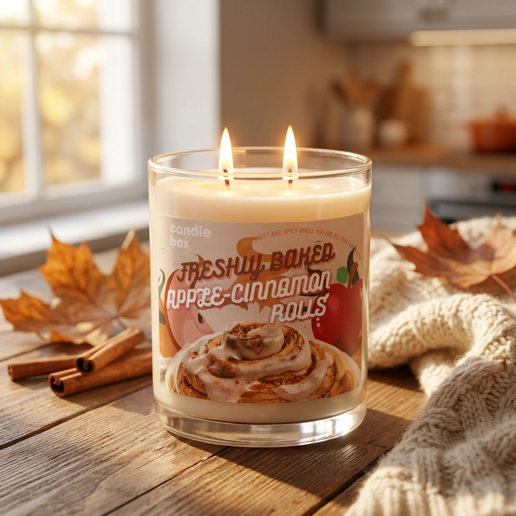 Freshly Baked Apple Cinnamon Roll